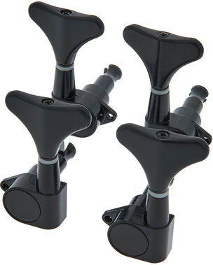 Harley Benton Parts Bass Tuners Set Black Schwarz
