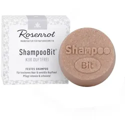 Rosenrot festes ShampooBit® Kur Duftfrei (trockenes & sensibles Haare)