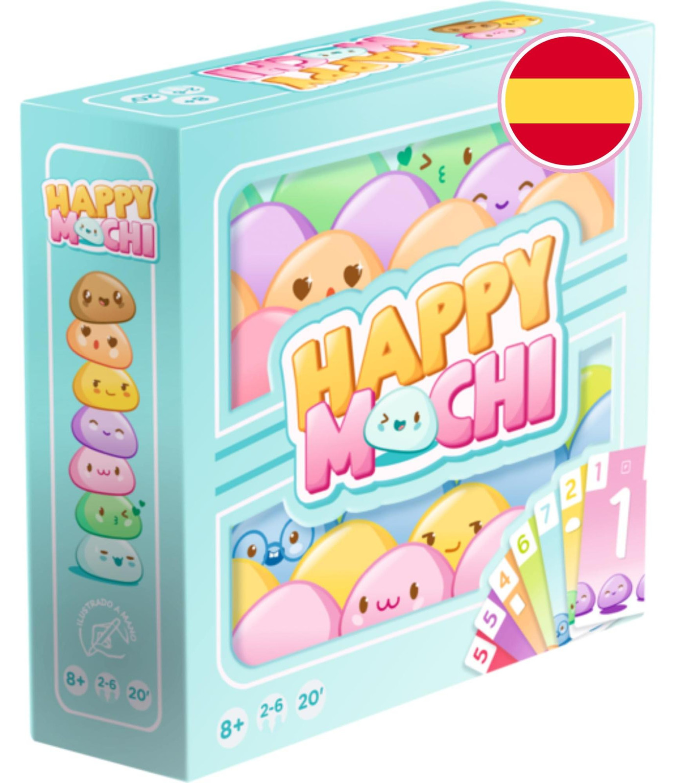 Asmodee Happy Mochi Bordspel, Roze