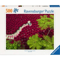 Puzzle Ein Meer aus Rot 500 Teile