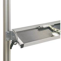 Manuflex ZB3927 Riffelgummi-neigbare Ablagekonsole 1085x195mm