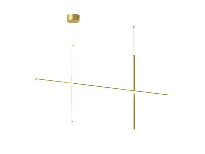 FLOS lampe à suspension COORDINATES S2 (Champagne - Aluminium Extrudé)