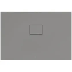 Villeroy und Boch Squaro Infinity Duschwanne UDQ1175SQI2IV3S 110 x 75 x 4 cm, grau, für flächenbündige Installation