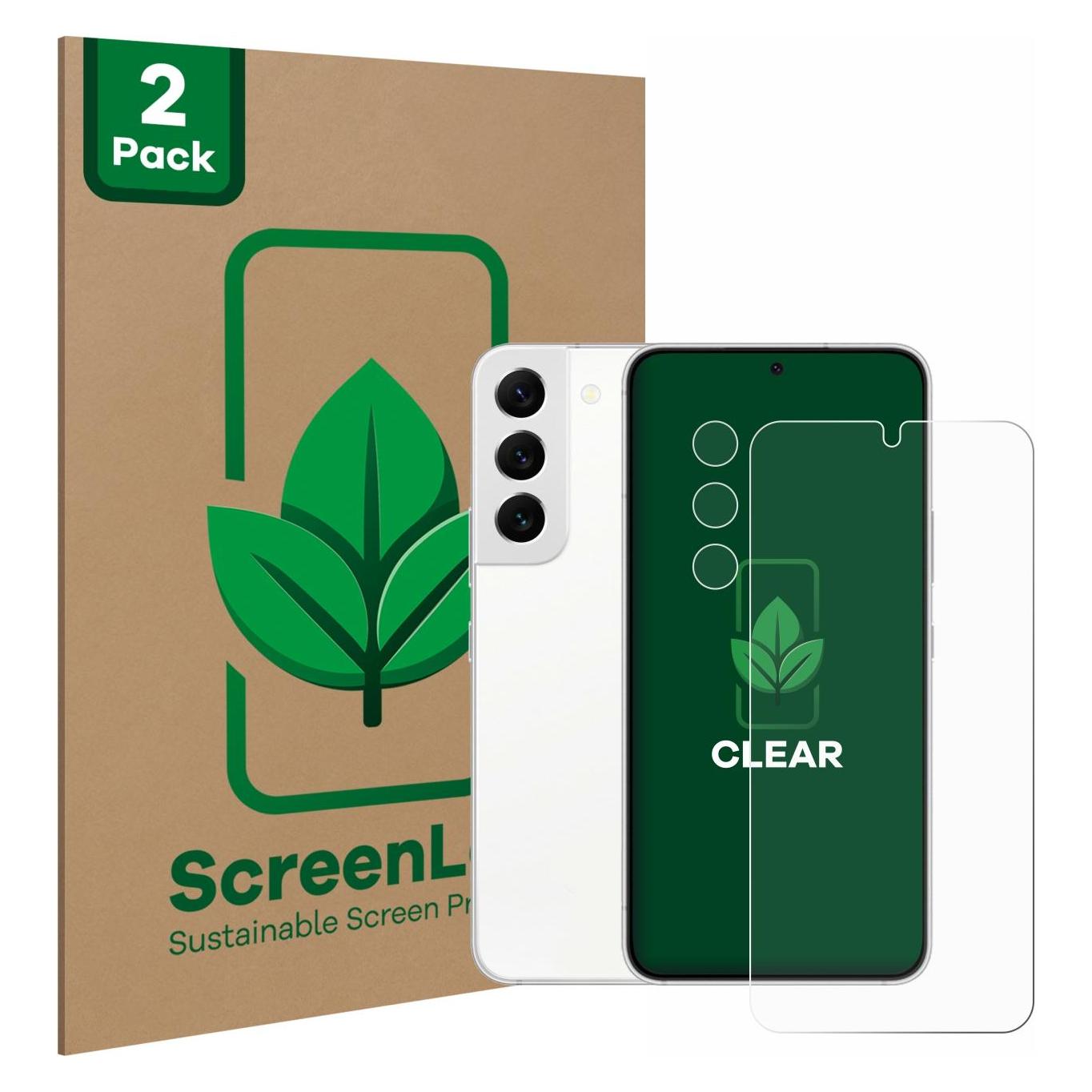 ScreenLeaf Schutzfolie für Samsung Galaxy S22 5G (Display+Kamera) Displayschutz Display Schutz Folie Klar (Samsung Galaxy S22 5G) (6144202)
