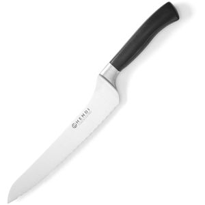 Hendi Brotmesser Profi Line 844281, 22 cm Edelstahlklinge mit Wellenschliff und Kunststoffgriff