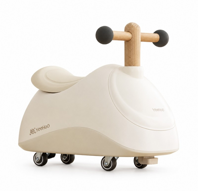YeeHoO rijderspeelgoed - Beige