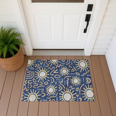 Addison Rugs Machine Washable Indoor/ Outdoor Modern Sol Chantille Rug