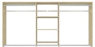 Easy Track 8 Ft. W. Hanging Plus Laminate Closet Kit