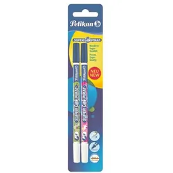 Pelikan 2er-Pack Tintenlöscher »Super Pirat« Größe F blau