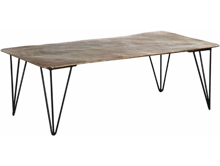 Gutmann Factory Couchtisch, mit rechteckiger Tischplatte aus Aluminium