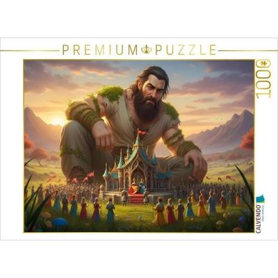 CALVENDO Puzzle Hofleben in Lilliput | 1000 Teile Lege-Größe 64x48cm Foto-Puzzle für glückliche Stunden, von , Calvendo Puzzle