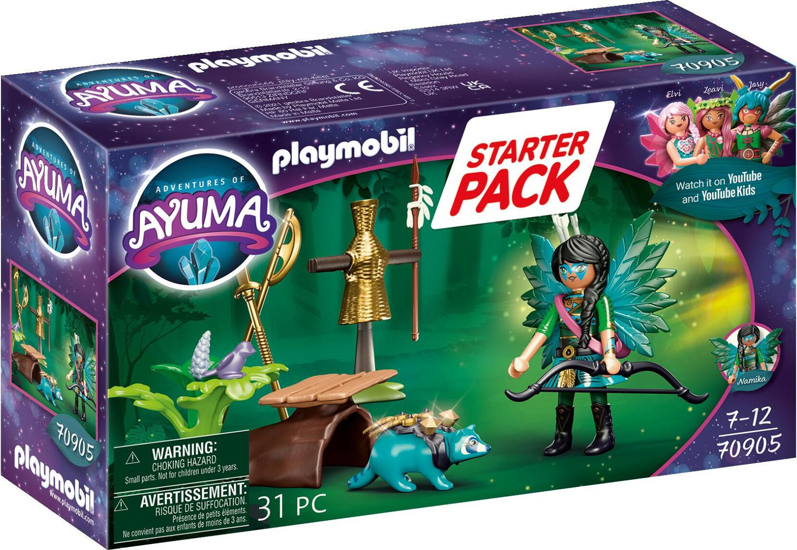 Playmobil Age of Adventure 70905 Startpakket met ridder, fee en wasbeer