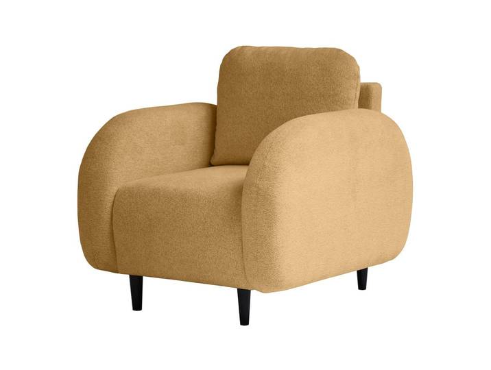 Beautysofa Sessel OPTIMO, Kunststoffbeine in schwarzer Farbe, modernes Design