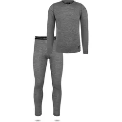 Normani, Herren, Funktionsshirt, Herren Merino Unterwäsche-Set Melbourne/Sydney - 9127 (6XL), Grau