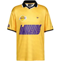 New Era Los Angeles Lakers T-Shirt Herren | Gr. M | gelb - gelb