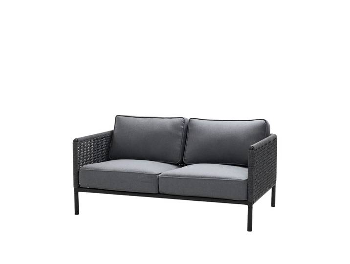Cane-line Canapé Encore 2 places Cane-Line airtouch lava grey/ Dark grey