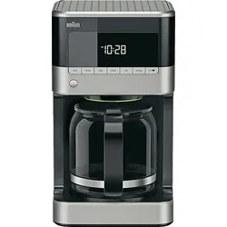 BRAUN PurAroma 7 KF 7120 Kaffeemaschine Edelstahl/Schwarz