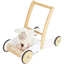 Pinolino Lauflernwagen Uli aus Holz, weiss