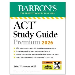 ACT Study Guide Premium, 2026: 6 Practice Tests + Comprehensive Review + Online Practice for th, Schulbücher von Brian, Stewart