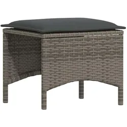 vidaXL, Gartenlounge, Gatenar (2x Ecke + 2x Hocker + Tisch)