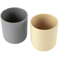 dantoy, Kindergeschirr + Kinderbesteck, Tiny Bio Trinkbecher s./g.2er