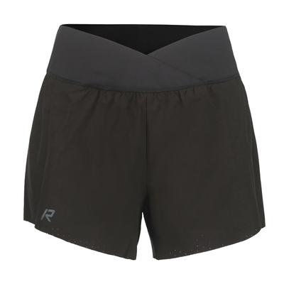 Trainingsshorts RUKKA "Rukka Shorts Manula", Damen, Gr. 36, EURO-Größen, schwarz, Stoff, 91% Polyester, 9% Elasthan, Hosen
