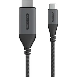 Sitecom CA-1002 USB-CzuHDMI™ 2,1Kabel 1,8m (1.80 m), Videokabel, Schwarz