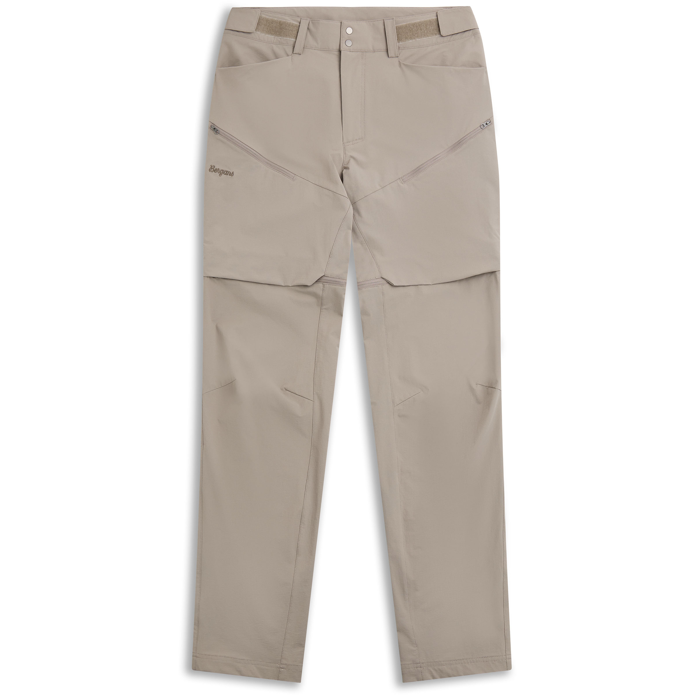 Bergans Convertible Zip-Off Softshell Hose Herren Zip-Hosen beige Größe 4XL Trekking Widerstandsfähig