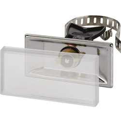 Universalhalter mit Spannband Edelstahl (V2A) VPE 10 Stück