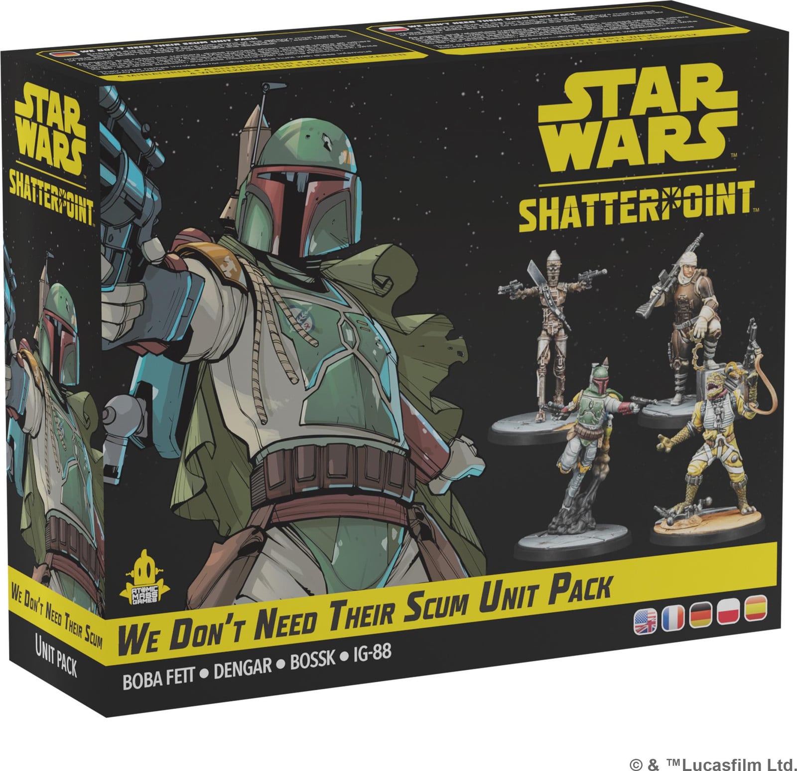 Atomic Mass Games Star Wars Shatterpoint We hebben hun vuilnis niet nodig Unit Pack
