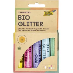 folia Glitzerpulver Rainbow M, farbsortiert