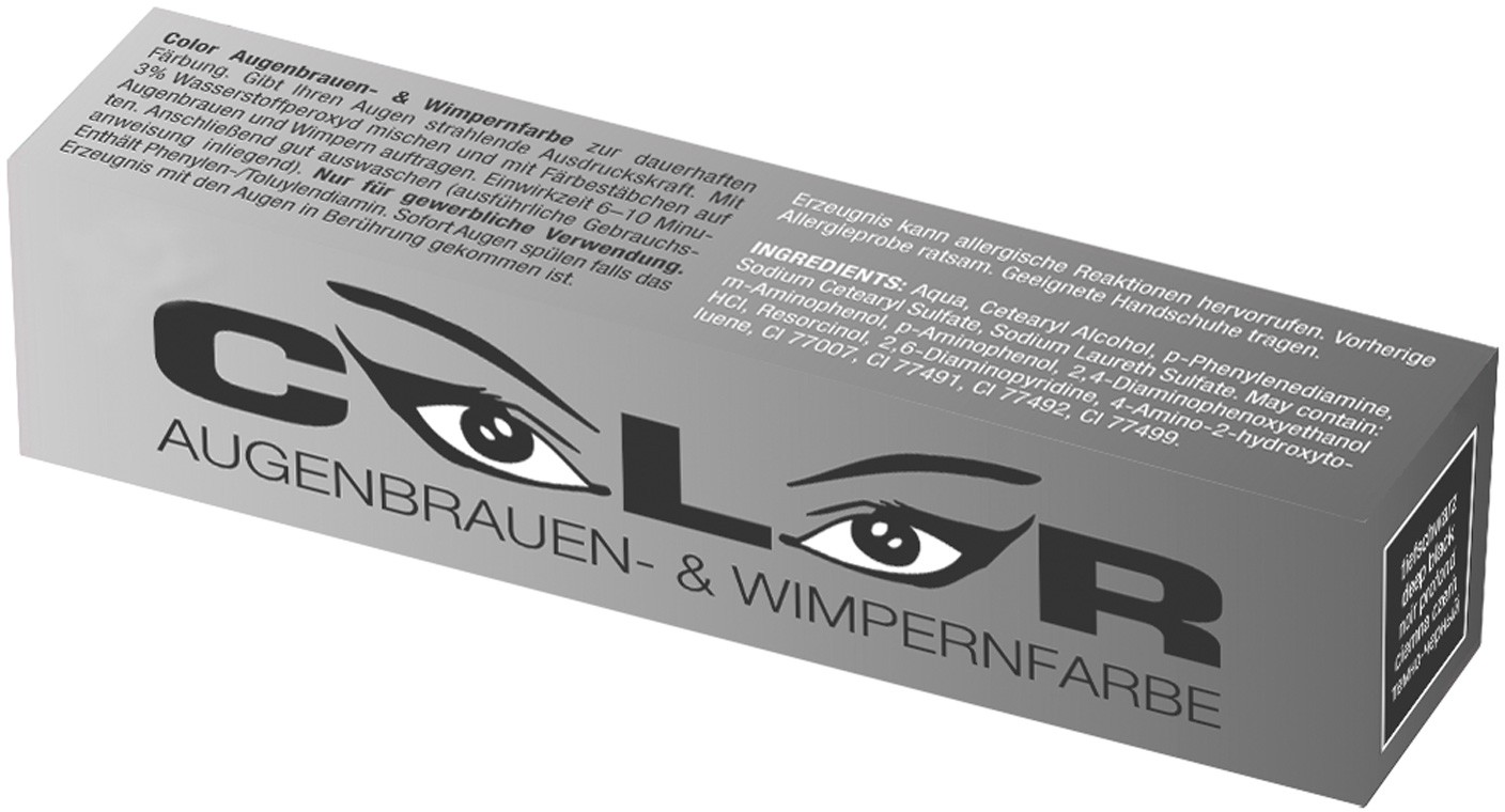 Comair Color Augenbrauen- & Wimpernfarbe tiefschwarz 15 ml 3080940