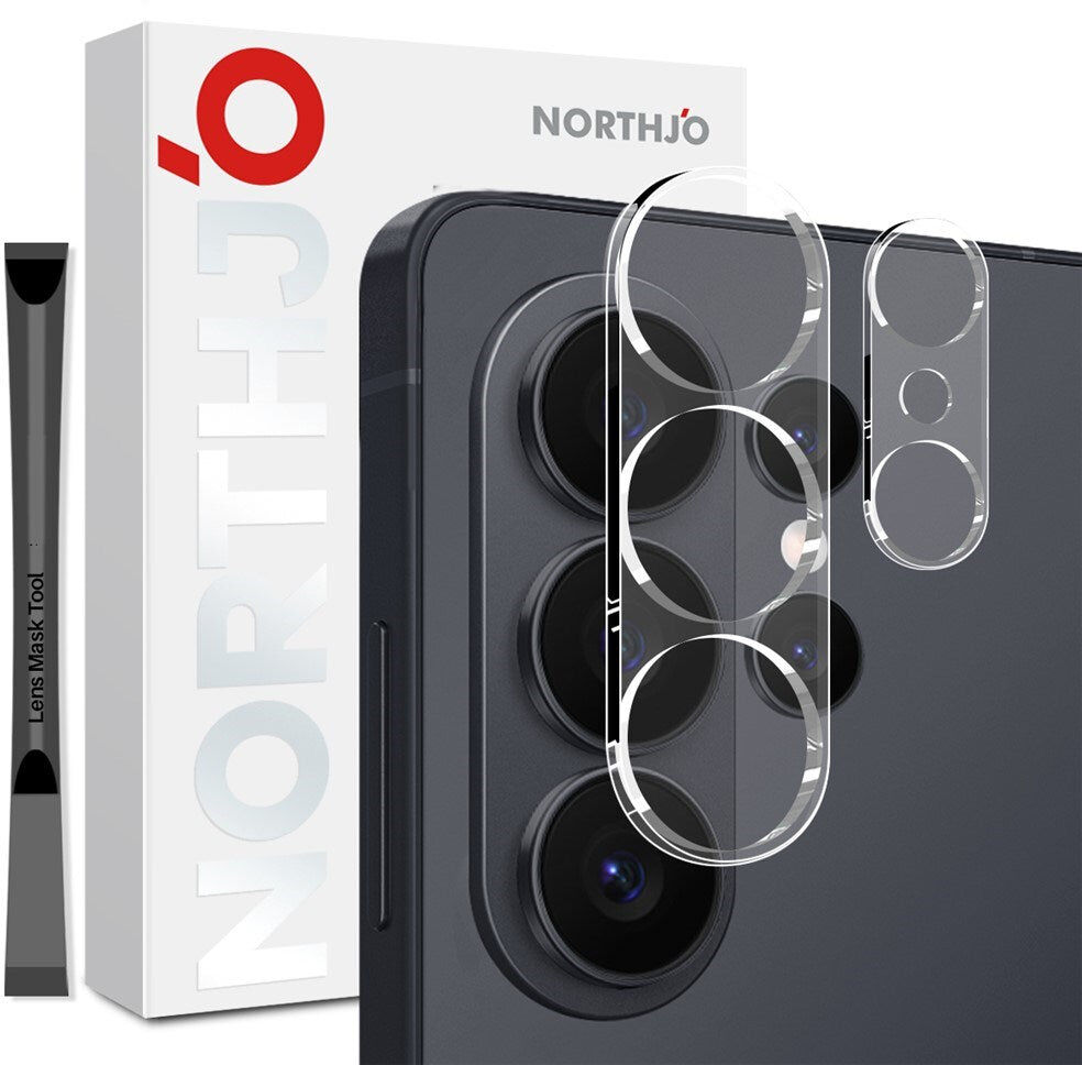 Samsung Galaxy S26 Ultra NORTHJO Kameralinseglas - Gennemsigtig