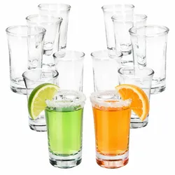 12er Set LINO Schnapsgläser konisch aus Glas - 27022095