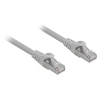 Patchkabel RJ45 Cat.6a SFTP grau, 3 Meter, LSOH (Halogenfrei)