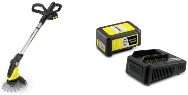 Set Kärcher Akku-Unkrautentferner WRE 18-55 Battery Set + Starter Kit Battery Power 18/50