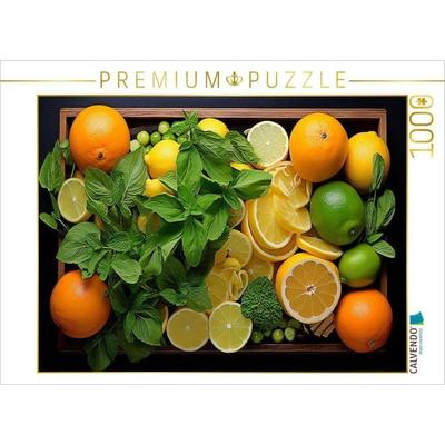 CALVENDO Puzzle Zitrusfrüchte Dekoration | 1000 Teile Lege-Größe 64x48cm Foto-Puzzle für glückliche Stunden