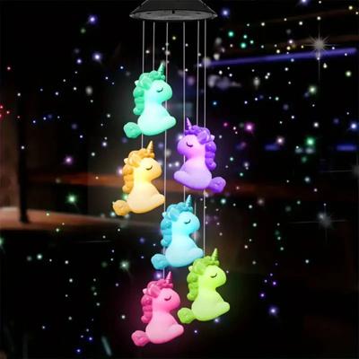 Uplift Picks Outdoor Solar Wind Chime Light Hanging LED Garden Decor 10