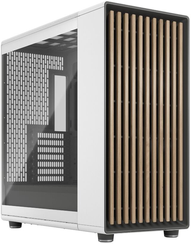 Fractal Design North XL E-ATX PC Case - Chalk White - Tempered Glass Side Panel