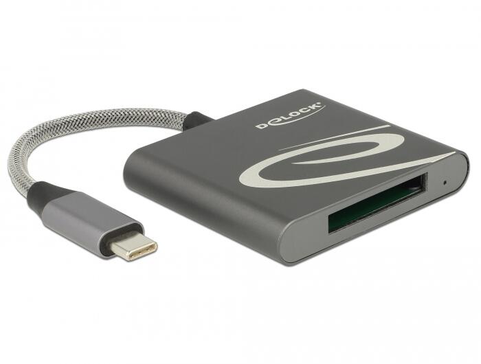 DeLOCK USB-C Kartenleser für XQD 2.0 Speicherkarten 91746