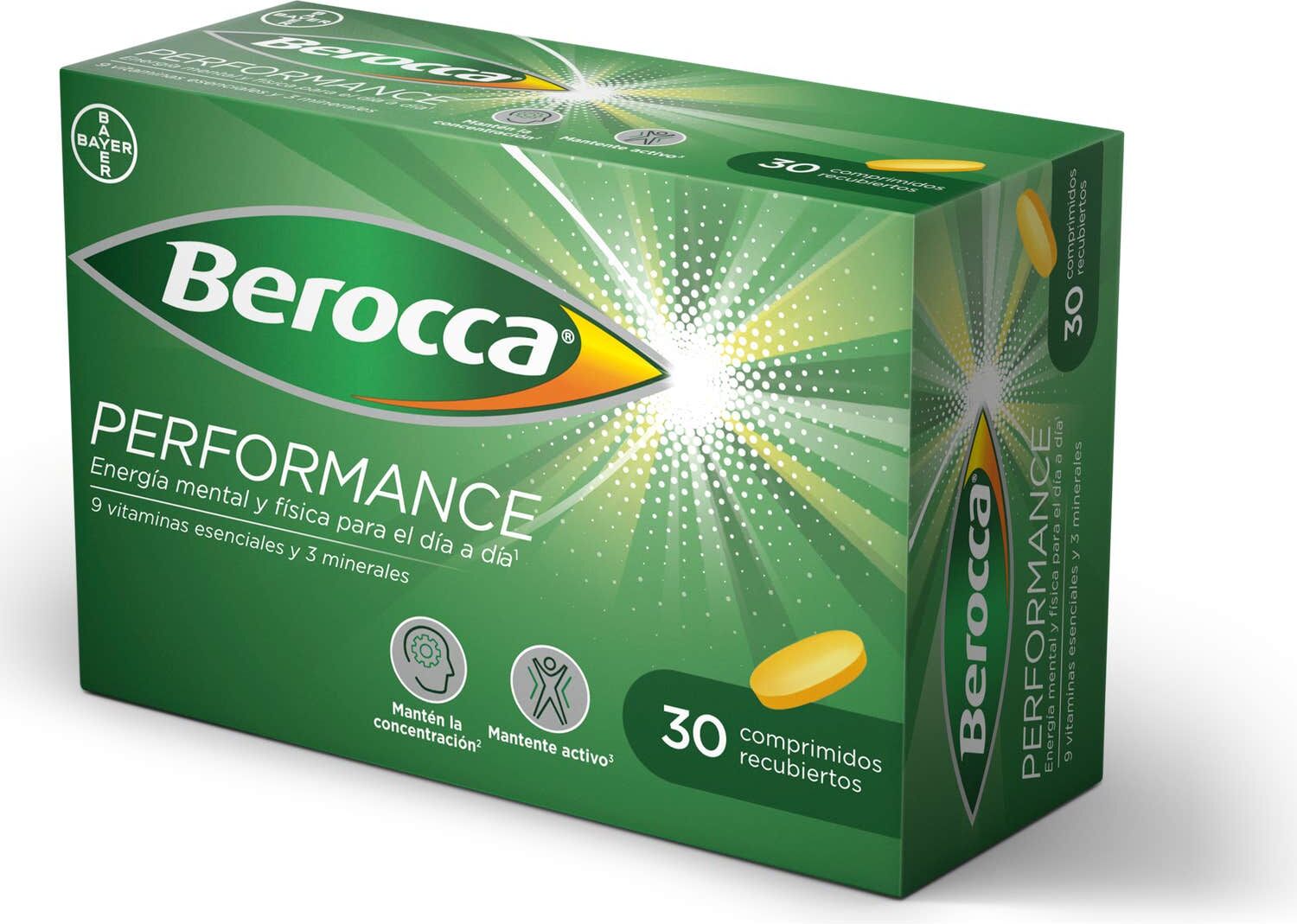 Berocca Performance Vitaminas y Rendimiento 30comp