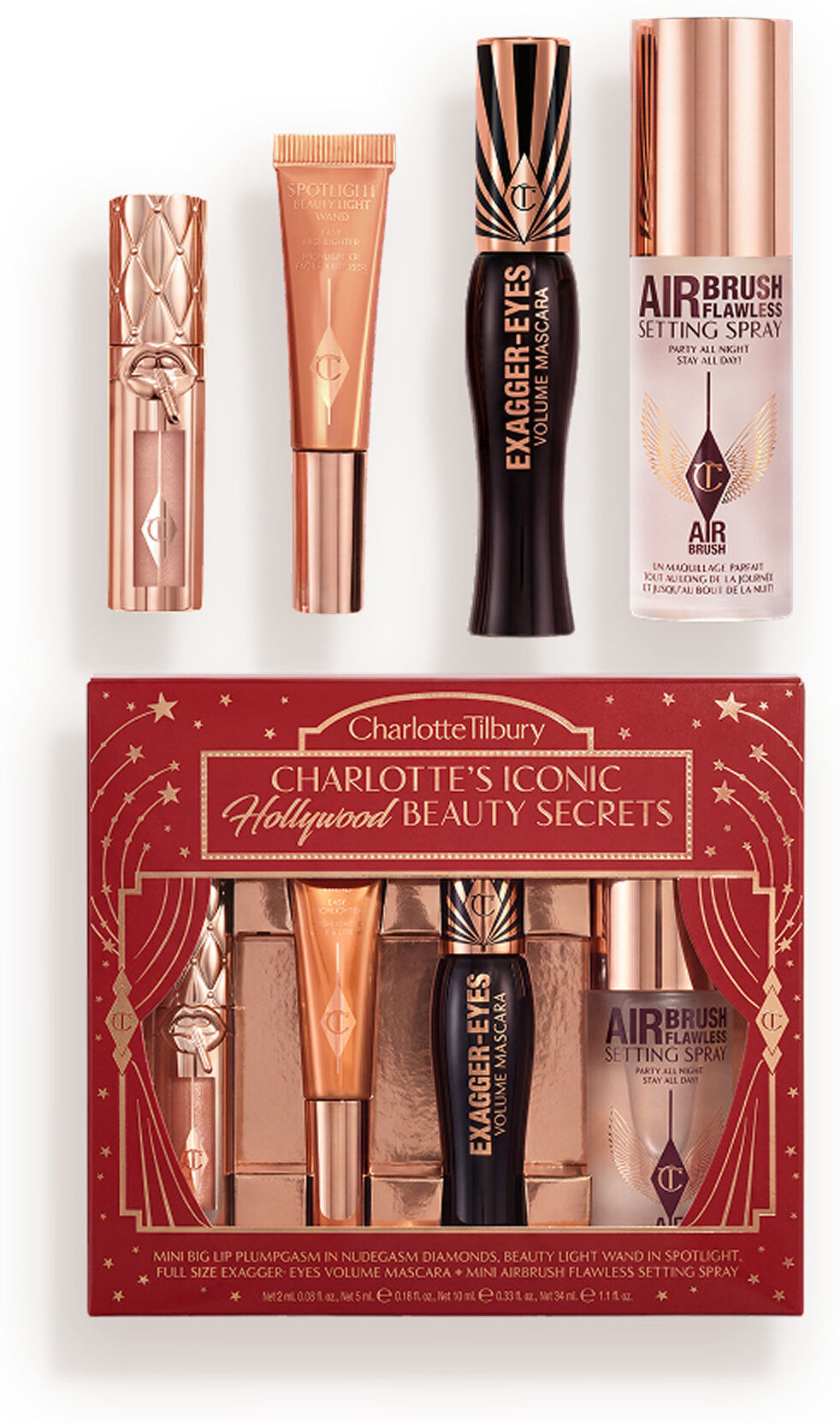 Iconic Hollywood Beauty Secrets - Makeup Kit Charlotte Tilbury 5678 Charlotte's Iconic Hollywood Beauty Secrets Size:
