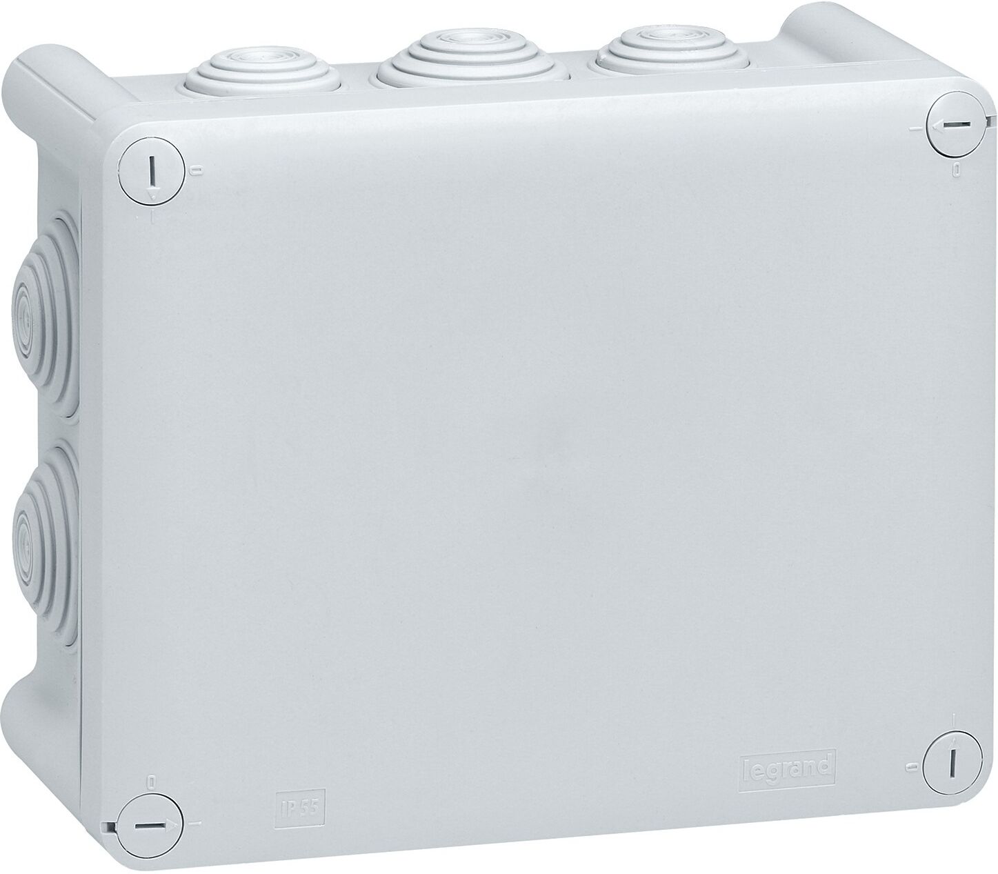 Boîte de dérivation PLEXO rectangulaire gris 180 x 140 x 86 mm LEGRAND 092052