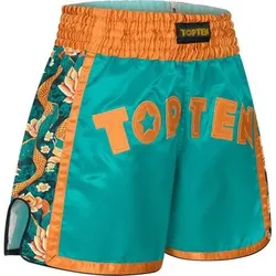 TOP TEN Kickbox-Shorts „Ryu del Mar“, Größe S in Blau Blau