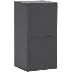 Möbelpartner Spind »Locked« 2x1 mit elektronischem RFID-Schloss grau, 45.4x92.6x40.7 cm