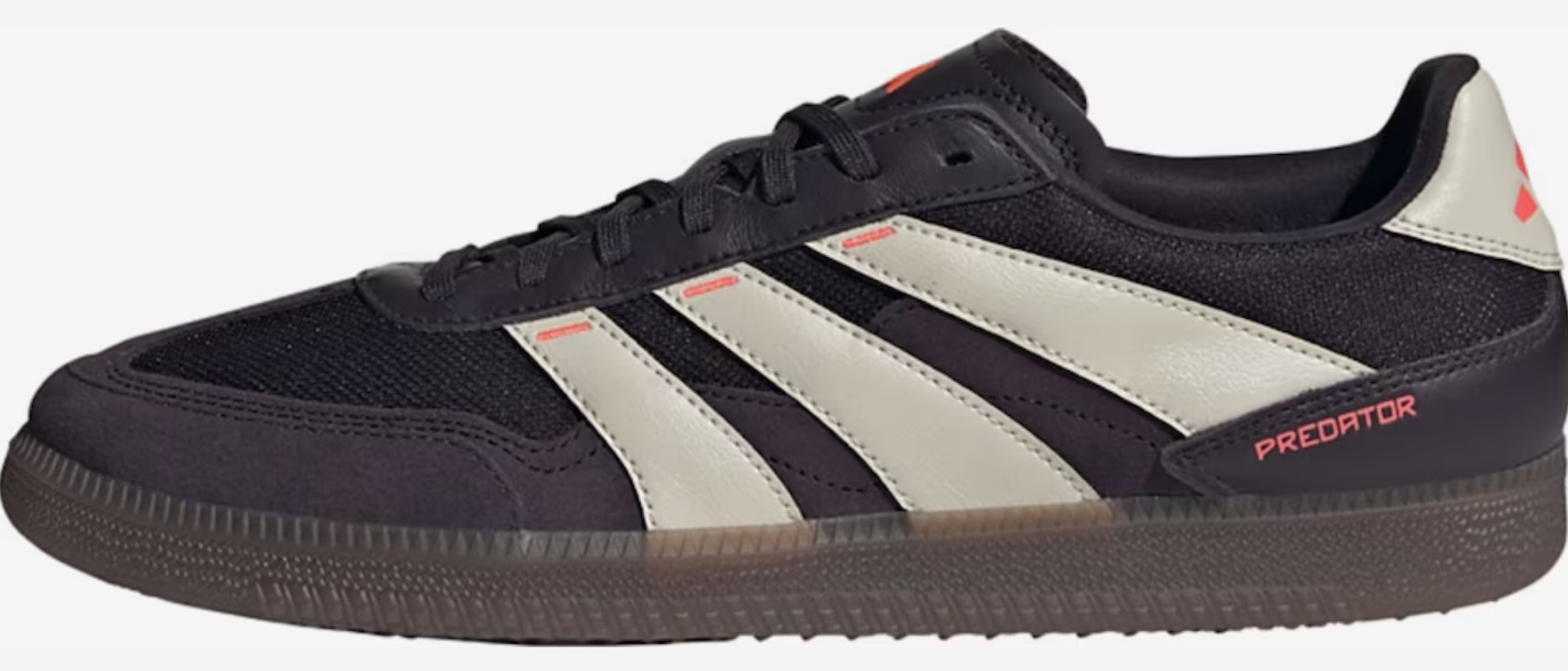Adidas Predator Freestyle Indoor Fußballschuhe Hallenschuhe Sneaker aubergine/beige IF6308, Schuhgröße:43 1/3 EU