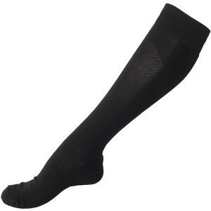 Mil-Tec Socken Stiefelsocke Coolmax, schwarz, 1 Paar, Lange Socken, Polyester, Größe 39 - 41