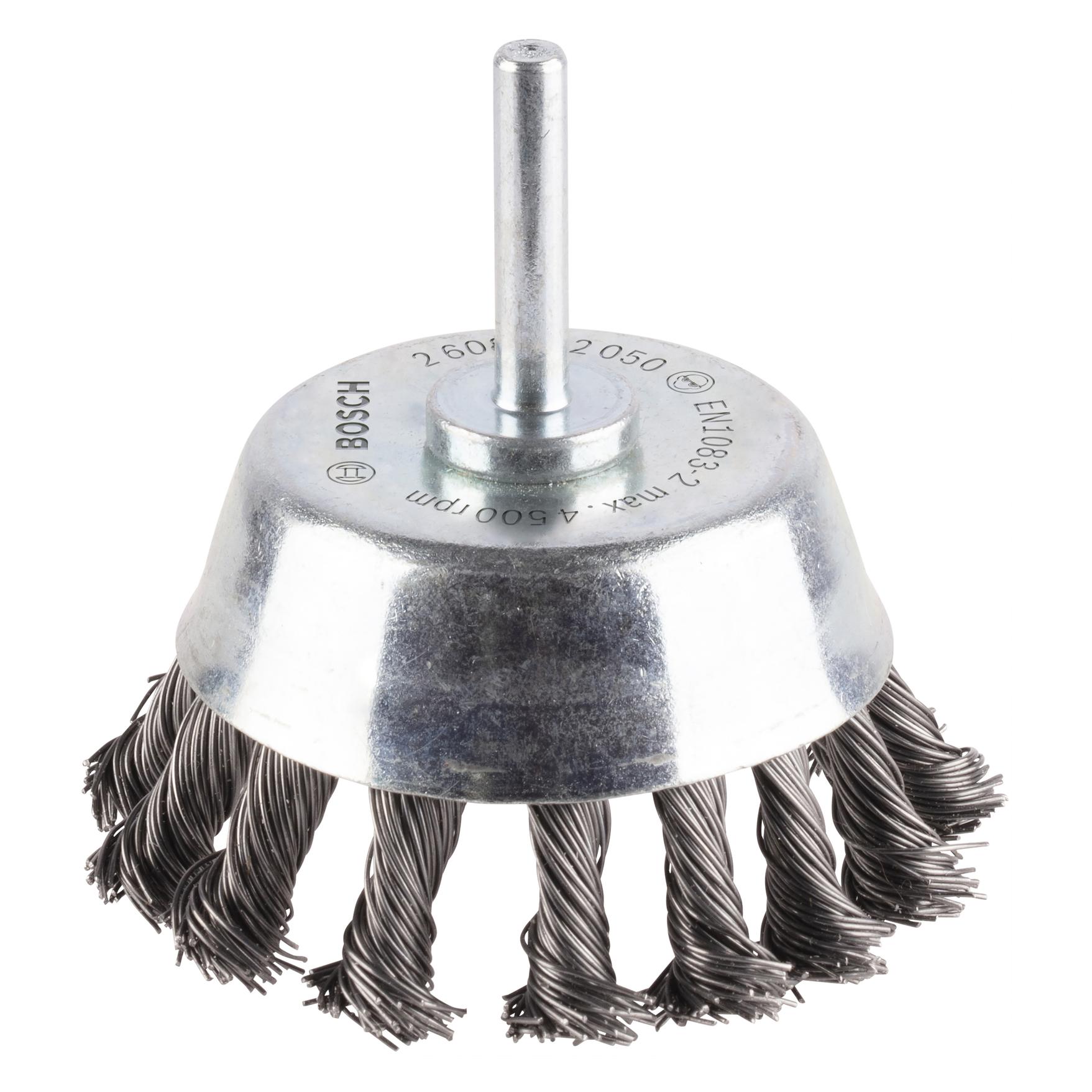 Bosch Professional Zubehör PRO Metal heavy Topfbürste, gerader Schaft, 65 x 0,5 mm (2608622050)