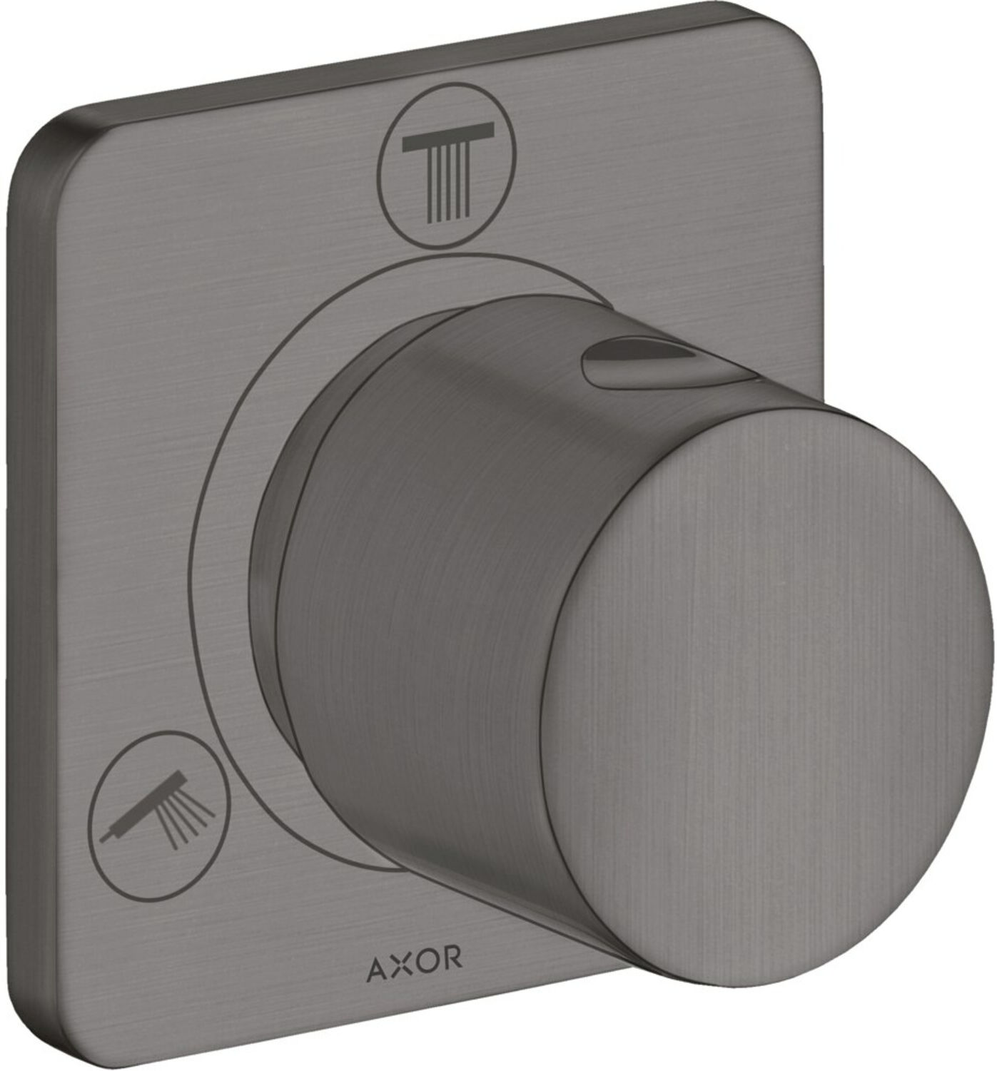 Hansgrohe Fertigmontageset Trio/Quattro UP-Ab- u. Umstellvent., brush. bla vc (34920340)