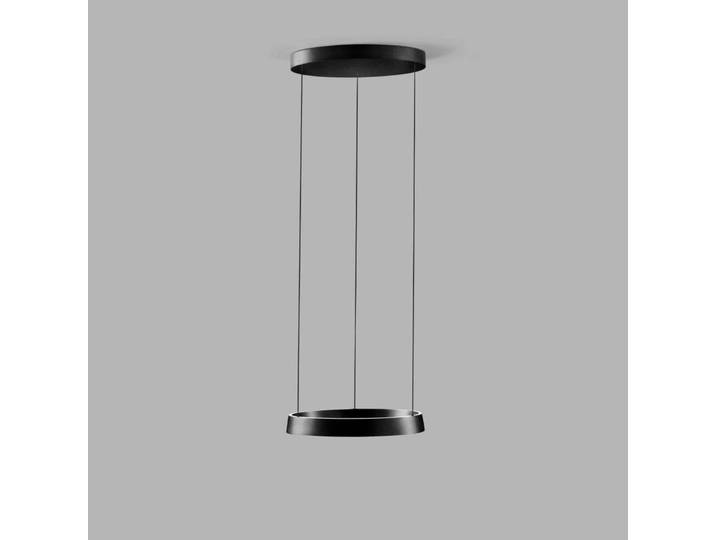Edge Round Suspension Ø500 Carbon Black - LIGHT-POINT - Salon / séjour - Aluminium - À ampoule unique